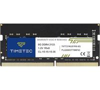 Timetec 8GB DDR4 2133MHz (PC4-2133P) PC4-17000 SODIMM Laptop RAM - 260-Pin 1.2V CL15 Non-ECC Unbuffered Memory Module for Laptop, Notebook, Mini PC, All-in-One