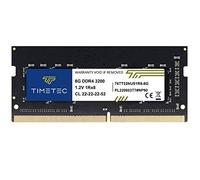 Timetec 8GB DDR4 3200MHz (or 2933MHz or 2666MHz) PC4-25600 Non-ECC Unbuffered 1.2V CL22 1Rx8 Single Rank 260 Pin SODIMM Laptop Notebook PC Computer Memory RAM Module Upgrade