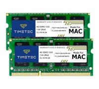 Timetec 8GB KIT(2x4GB) Compatible for Apple DDR3 1333MHz PC3-10600 CL9 for Mac Book Pro (Early/Late 2011 13/15/17 inch), iMac (Mid 2010, Mid/Late 2011 21.5/27 inch), Mac Mini(Mid 2011) MAC RAM Upgrade