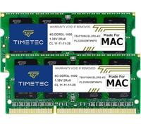 Timetec 8GB KIT(2x4GB) Compatible for Apple DDR3L 1600MHz for Mac Book Pro (Early/Late 2011,Mid 2012), iMac(Mid 2011,Late 2012,Early/Late 2013,Late 2014,Mid 2015), Mac Mini(Mid 2011,Late 2012) MAC RAM