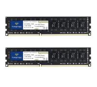 Timetec 8GB KIT(2x4GB) DDR3L / DDR3 1600MHz PC3L-12800 / PC3-12800 Non-ECC Unbuffered 1.35V / 1.5V CL11 2Rx8 Dual Rank 240 Pin UDIMM Desktop PC Computer Memory RAM Module Upgrade