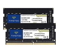 Timetec Hynix IC 16GB KIT(2x8GB) DDR4 SODIMM for Intel NUC KIT/Mini PC/HTPC/NUC Board 2400MHz PC4-19200 Non ECC Unbuffered 1.2V CL17 Single Rank 260 Pin Memory Upgrade(16GB KIT(2x8GB))