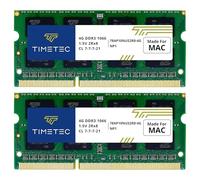 Timetec Hynix IC 8GB KIT(2x4GB) Compatible for Apple DDR3 1067MHz/1066MHz PC3-8500 SODIMM RAM Upgrade for Late 2008, Early/Mid/Late 2009, Mid 2010 MacBook, MacBook Pro, iMac, Mac Mini (8GB KIT(2x4GB))