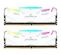 Timetec Pinnacle Konduit RGB DDR4 3600MHz PC4-28800 CL18-22-22-42 XMP2.0 Overclocking 1.35V Compatible for AMD and Intel Desktop Gaming PC Memory Module RAM - White (3600Mhz 16GB Kit)