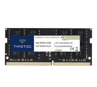 Timetec Premium 16GB DDR4 3200MHz (or 2933MHz or 2666MHz) PC4-25600 Non-ECC Unbuffered 1.2V CL22 2Rx8 Dual Rank 260 Pin SODIMM Laptop Notebook PC Computer Memory RAM Upgrade