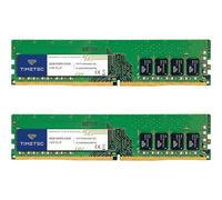 Timetec Premium 16GB KIT(2x8GB) DDR4 2400MHz PC4-19200 Non-ECC Unbuffered 1.2V CL17 1Rx8 Single Rank 288 Pin UDIMM Desktop PC Computer Memory RAM Module Upgrade