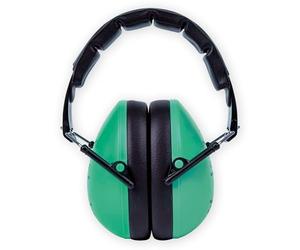 TimeTEX - Auris Plus Hearing Protection for Children Turquoise | Robust, Infinitely Adjustable and Foldable Ear Protection with Insulation Value of 24.3 dB | Contents: 1 x Hearing Protection
