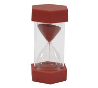 TimeTex Sand,12 cm High, 6.5 cm Diameter, 5 Minutes, X-Large, Red