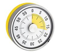 TimeTex Time Time Clock "Automatic" Compact - Yellow Disc - with Magnet - Displays Remaining Time - Diameter 78 mm - Runs Without Batteries - 61968