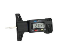 Timetided 0-25.4mm/0.01 Digital Tread Depth Gauge Electronic LCD Tire Tyre Wheel Tread Depth Brake Gauge Measuring Tools