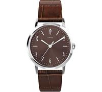 Timex 1960 Reissue Marlin Hand-Wound Mechanical Movement Brown Leather Watch TW2W93300, brown, Dress