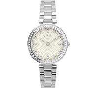 Timex 32 mm Adorn Crystal Bezel 3-Hand Bracelet Watch Silver One Size
