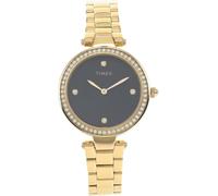 Timex 32 mm Adorn with Crystals Gold One Size