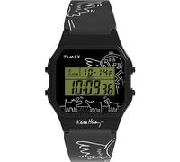 Timex 34 mm Keith Haring Dogs Digital Watch