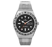 Timex 38 mm Q Timex Color Series Stainless Steel Case Silver/Black/Silver 1 One Size