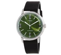 Timex 40 mm Marlin Automatic Leather Strap Watch Black One Size, Black, One Size, 40 mm Marlin Automatic Leather Strap Watch