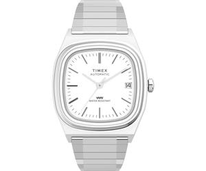 Timex® Automatic 1983 E Line Reissue 34mm Stainless Steel Expansion Band Watch