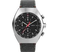 Timex Legacy Tonneau Chrono Mens Black Watch TW2W50000 Leather - One Size