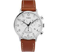 Timex Classic Chrono Mens Brown Watch TW2T28000 Leather (archived) - One Size