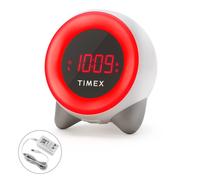 Timex Children's Sleep Training Nightlight Alarm Clock(TK321) Time to Rise White Noise Soother Toddler Sleep Trainer Sleep Sounds Machine Night L
