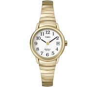 Timex Easy Reader Womens 25mm Watch Gold Tone Expansion Band Date T2H351