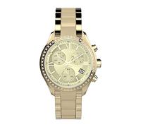 Timex Classic Women's 38mm Gold Tone Bracelet Chronograph Crystal Watch TW2V57800