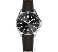 Timex Men's Analogue Quartz Watch with a Rubber Strap Deep Water Meridian