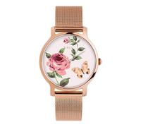 Timex Dress Watch For Women Brass Analog,TW2U19000, Rose Gold, bracelet