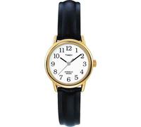 Timex Easy Reader INDIGLO (25mm) White Dial / Black Leather Strap T20433 Watch