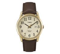 Timex Men's Easy Reader Cream Dial Leather Strap TW2P75800 Watch