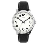 Timex Easy Reader Men's 43mm Black Leather Strap Watch TW2V21200