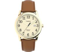 Timex Watch Easy Reader Women's Color Pop TW2R62700 - 38 mm Cream Dial, Brown Leather Strap
