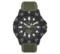 Timex Expedition Gallatin 44mm Green Dial Green Silicone Strap Sport Watch TW4B25400