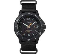 Timex Expedition Gallatin Solar 44 Mm Men Slip-Thru Black Nylon Strap Watch TW2U30300