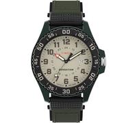 Timex Expedition® Men's 42 mm Watch, Natural Dial Color, Green Case Color,Green Fabric Strap TW4B34100