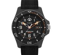 Timex Expedition North Freedive Ocean 46mm Men's Watch - Black Strap - Black Dial - Grey Case