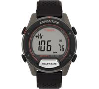 Timex Expedition Rugged Digital Men s 43mm Leather Strap Watch