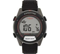 Timex Expedition Rugged Digital Men's 43mm Leather Strap Watch