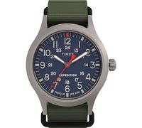 Timex Expedition Scout 40mm Men’s Analog Watch | INDIGLO Backlight and Luminous Hands | Durable Comfortable Adjustable Strap | 24 Hour Time | Rugged Outdoor Watch | 50M Water Resistance