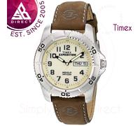 Timex Expedition Traditional Natural Dial Rugged Brown Strap Watch T46681