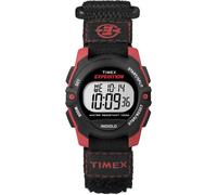 Timex Expedition® Unisex 33m Watch, LCD Dial, Digital Display, 16mm Black/red Nylon Fastwrap Strap T49956
