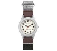 Timex Expedition Women's 26mm Fabric Fast Wrap Strap with Brown Leather Watch TW4B25700