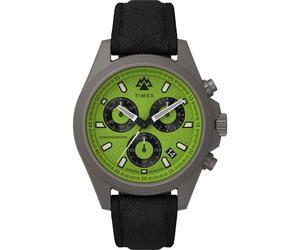 Timex Field Post Chrono Mens Black Watch TW2V96400 Silicone - One Size