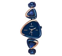 TIMEX Fria Analog Watch for Women with Triangle Dial & Water Resistant Women's Wrist Watches, Blue, Onesize, Retro