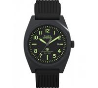 Timex Gents Expedition Capstone Black Dial Black Silicone Strap Watch