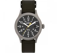 Timex Gents Expedition Scout Green Fabric Strap Watch