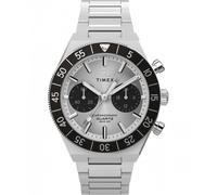 Timex Gents Q Timex Continental Chronograph Stainless Steel Watch
