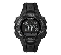 Timex Unisex Quartz Watch with Black Dial Digital Display and Black Resin Strap T5K793