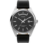 Timex Men's Analogue Quartz Watch with a Leather Strap Legacy