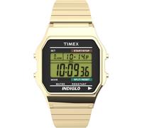 Timex Gold Mens Digital Watch Main Street Classic Digital T78677